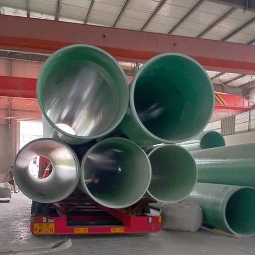 吉林 華強牌 玻璃鋼管道內襯碳化硅 煙氣管道 纏繞高強度風管