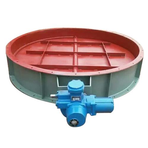 定制大口徑煙道風量調(diào)節(jié)閥 碳鋼電動手動蝶閥在高溫煙氣管道通風中的應用